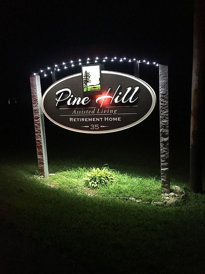 Pine Hill Sign