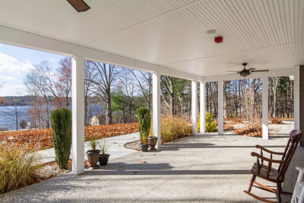 Beaver Lake Assisted Living Porch