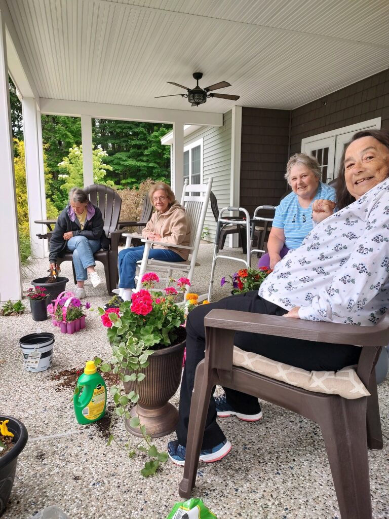 Gardening Beaver Lake Lodge